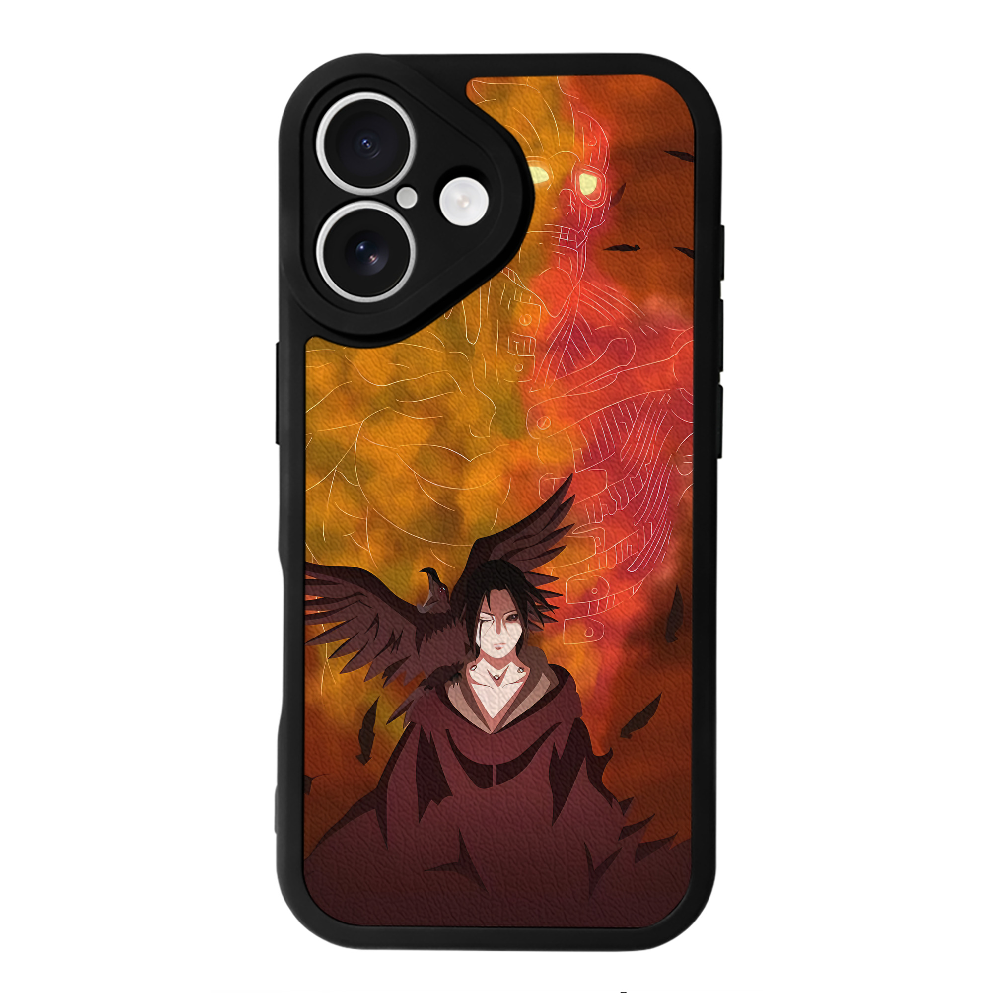 （画像用） NARUTO -ナルト- NARUTO -ナルト- 疾風伝 【iPhone 16シリーズ対応】シリコンスマホケース（レザー調） 材質：シリコン